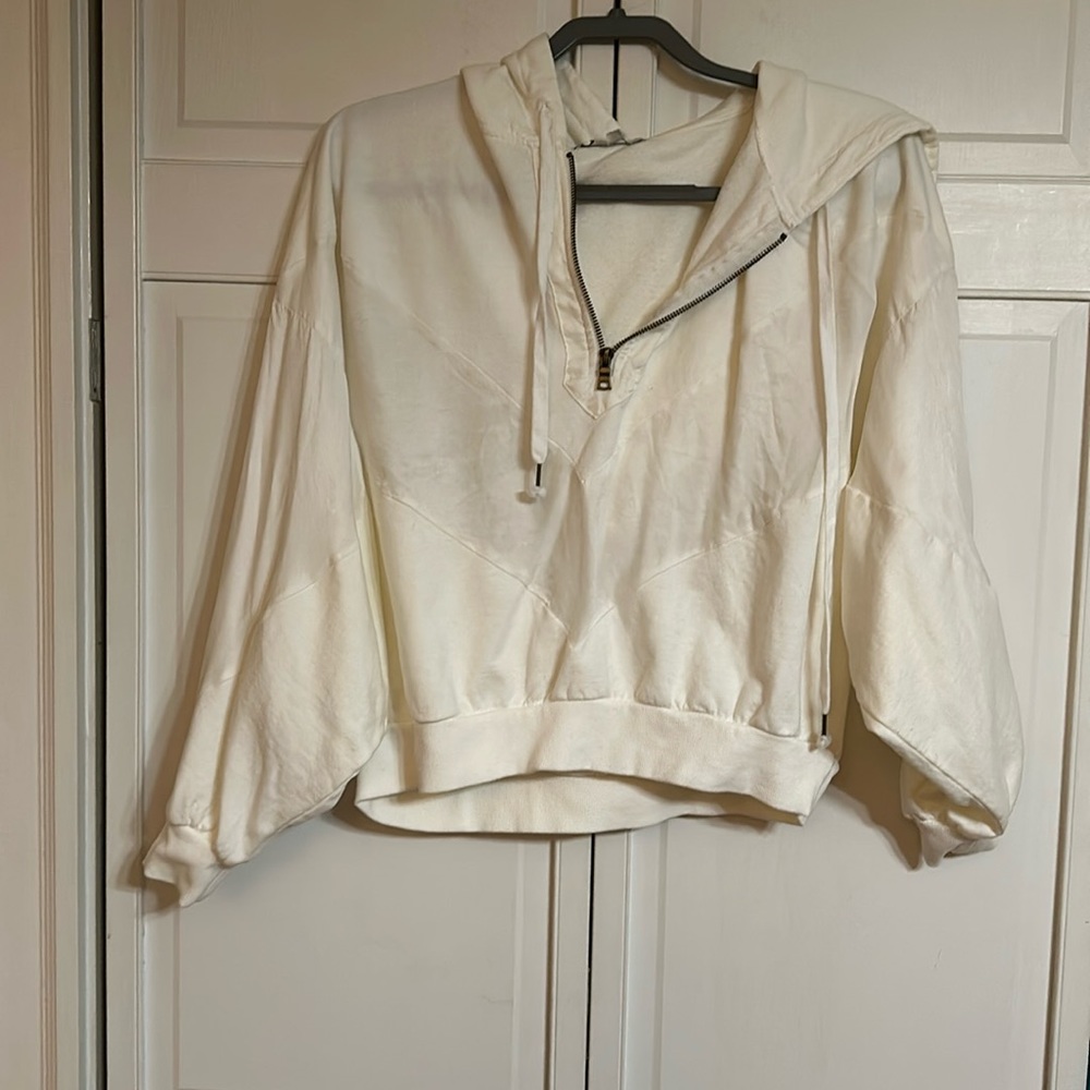 EUC Young Fabulous & Broke Quarter Zip Hoodie